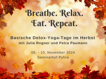 Detox Yoga Tage im Herbst